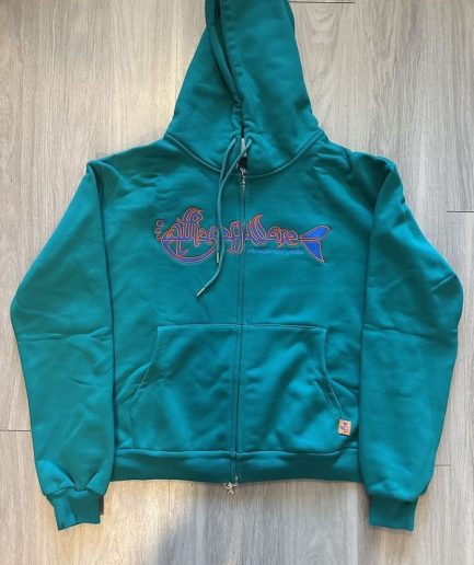 murd333r.fm Ultra World Software Fish Zip Up Hoodie