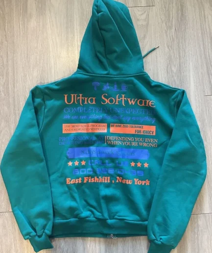 murd333r.fm Ultra World Software Fish Zip Up Hoodie